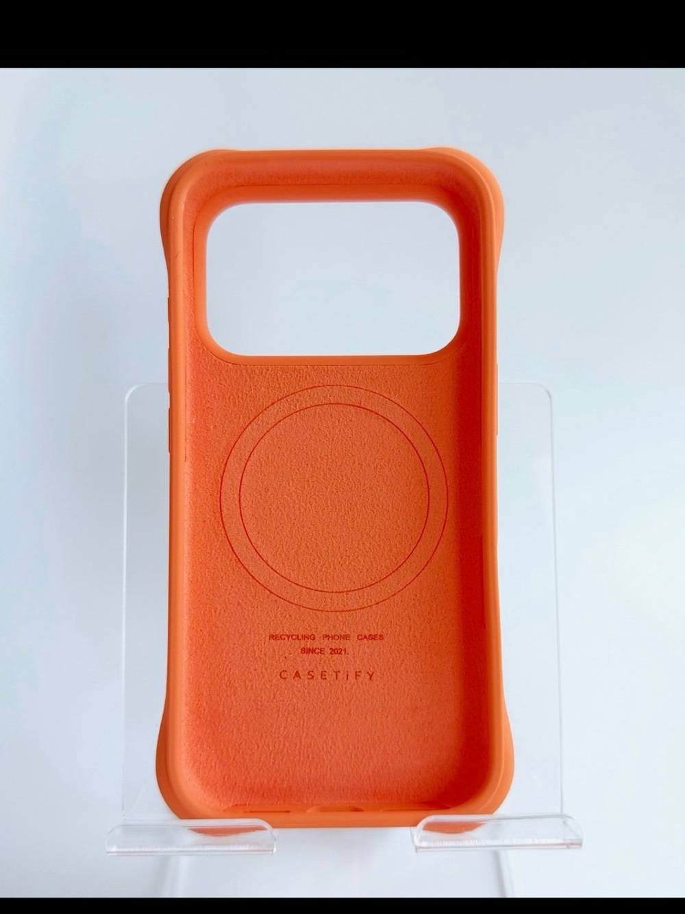 Casetify Orange Silicone Case iPhone 17 pro max - Picture 2 of 2